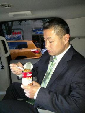 John Liu doesn't have time for bowls. 